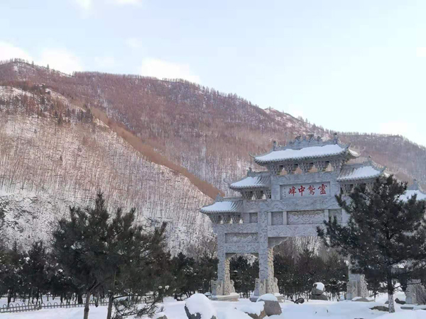 雪中五臺(tái)山