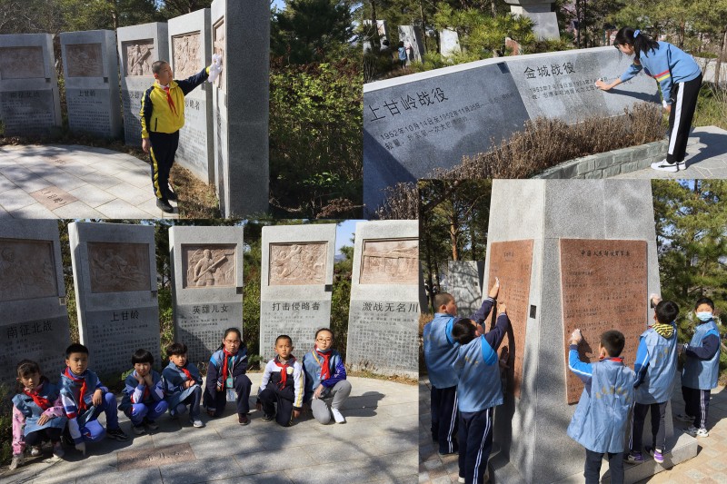 “大連好人”團(tuán)隊(duì)清明節(jié)祭掃大連凌水烈士陵園