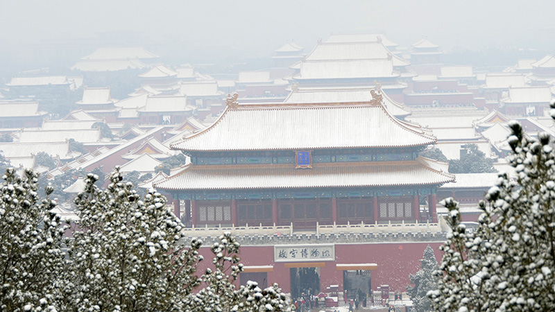 雪中景山公園、故宮——李月攝影