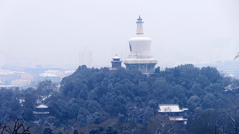 雪中景山公園、故宮——李月攝影