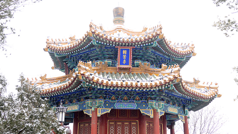 雪中景山公園、故宮——李月攝影