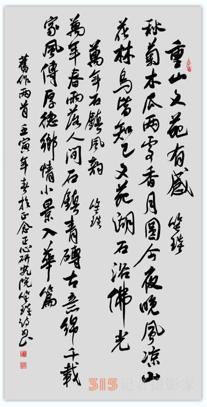 笑琰(靳新國)書法作品及甲骨文書法欣賞