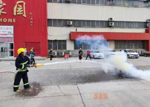 中石化安陽分公司組織毗鄰單位火災應急演練