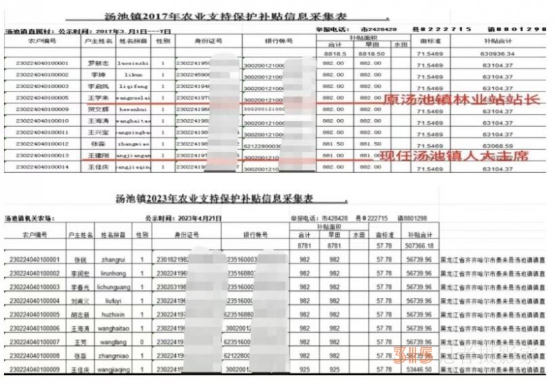 黑龍江泰來(lái)縣湯池鎮(zhèn)長(zhǎng)達(dá)20年套取國(guó)家種糧補(bǔ)貼近千萬(wàn)元