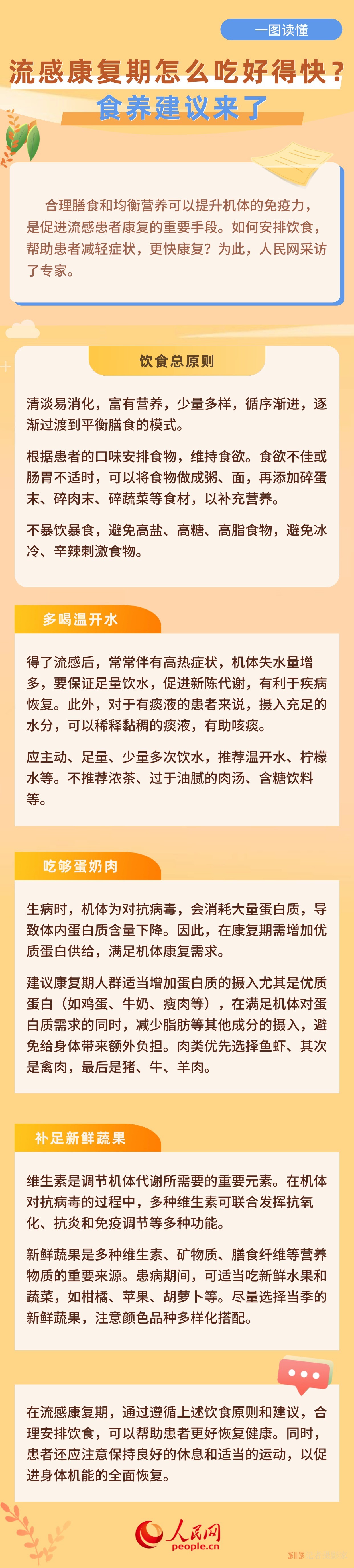 流感康復期怎么吃好得快？食養(yǎng)建議來了